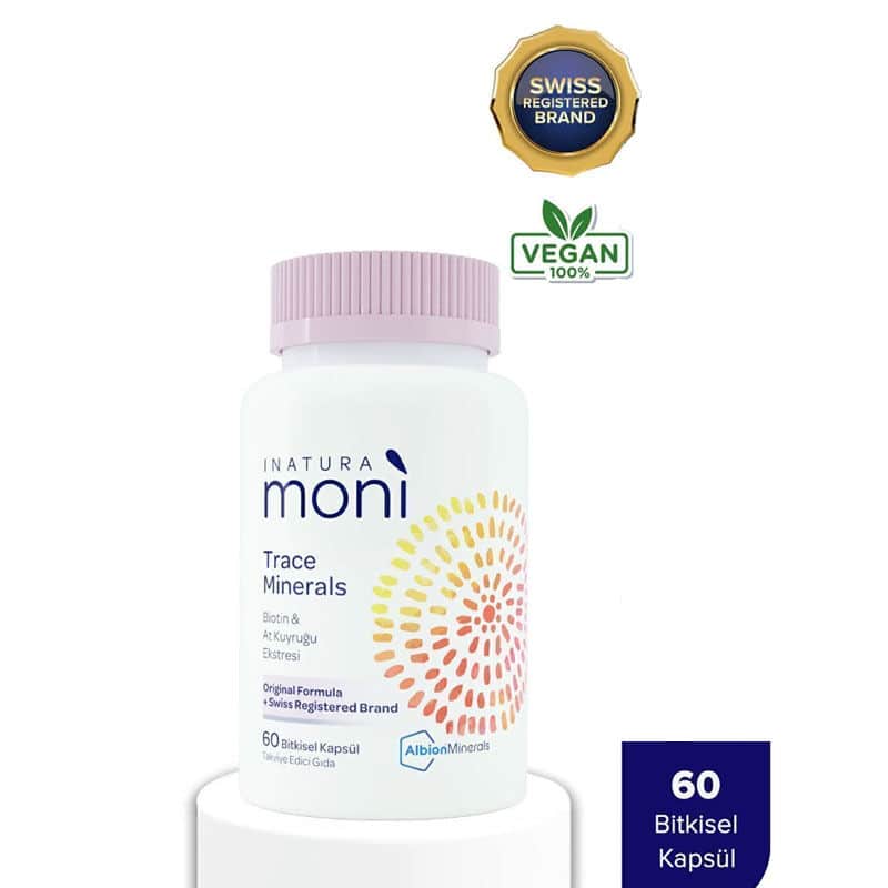 Inatura Moni Trace Biotin And Horsetail Extract Multivitamin 60 herbal Capsules - 2