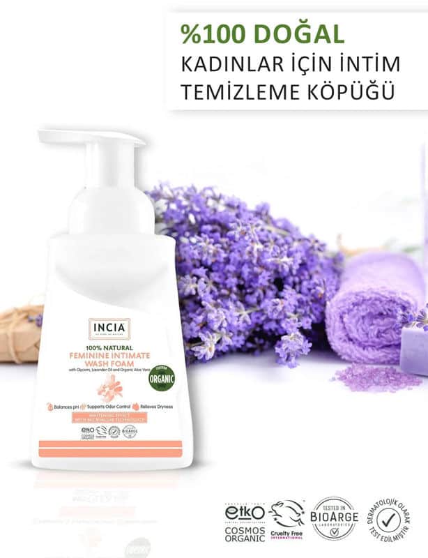 Incia Natural Intimate Washing Foam 200 ml - 2
