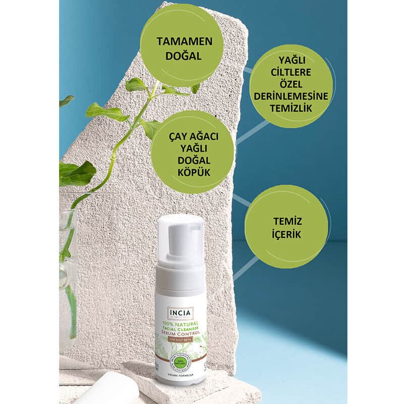 Incia Natural Facial Cleanser For Oily Skin 125 ml - 4