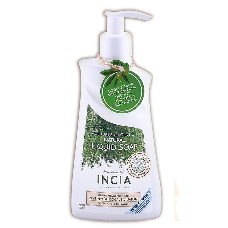 Incia Intensive Moisturizing Olive Oil Natural Liquid Soap 250 ml