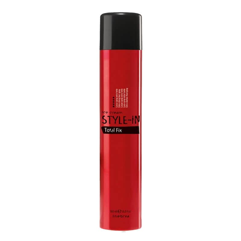 Inebrya Ice Cream Style-in Total Fix High Hold Hairspray 500 ml - 1