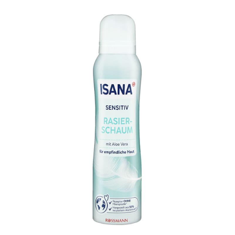 Isana Sensitiv Aloe Vera Shaving Foam 150 ml