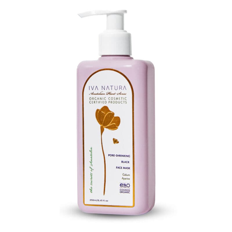 Iva Natura Organic Pore Tightening Black Face Mask 250 ml