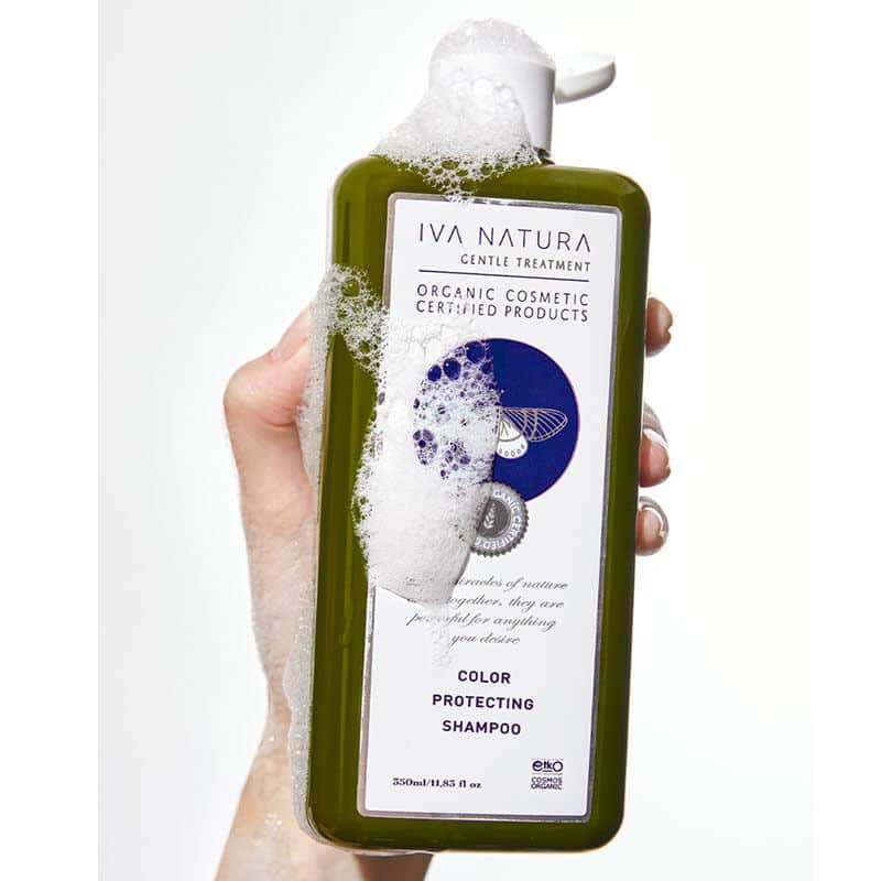 Iva Natura Organic Color Protection Black Shampoo 350 ml - 2