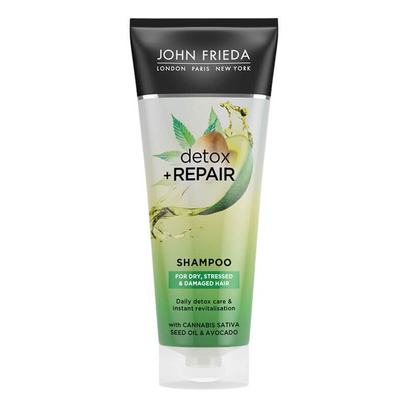 John Frieda Detox And Repair Shampoo For Dry Stressed Damaged Hair 250 ml - 1