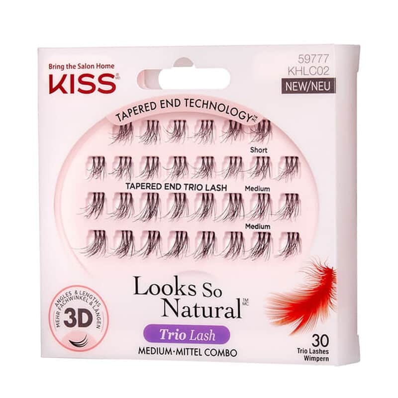 Kiss Looks So Natural Trio Lash Single False Eyelashes Lavishs 59777 - 1