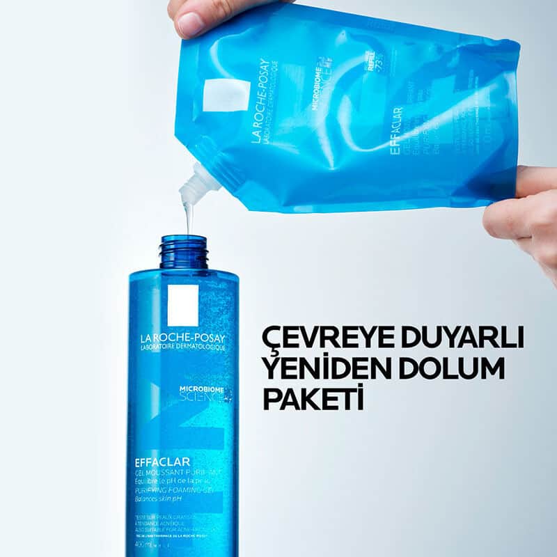La Roche Posay Effaclar Cleansing Gel For Oily Skin 400 ml - Refill - 3