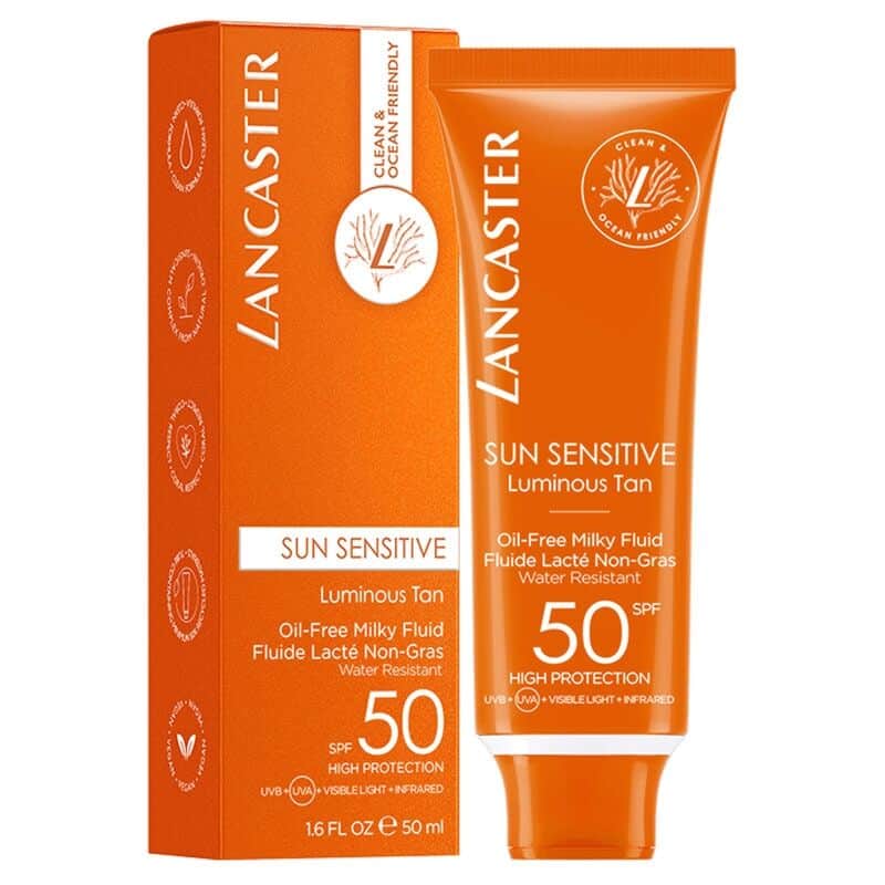 Lancaster Sun Sensitive Oil Free Milky Fluid Spf50 sunscreen Milk 50 ml - 2