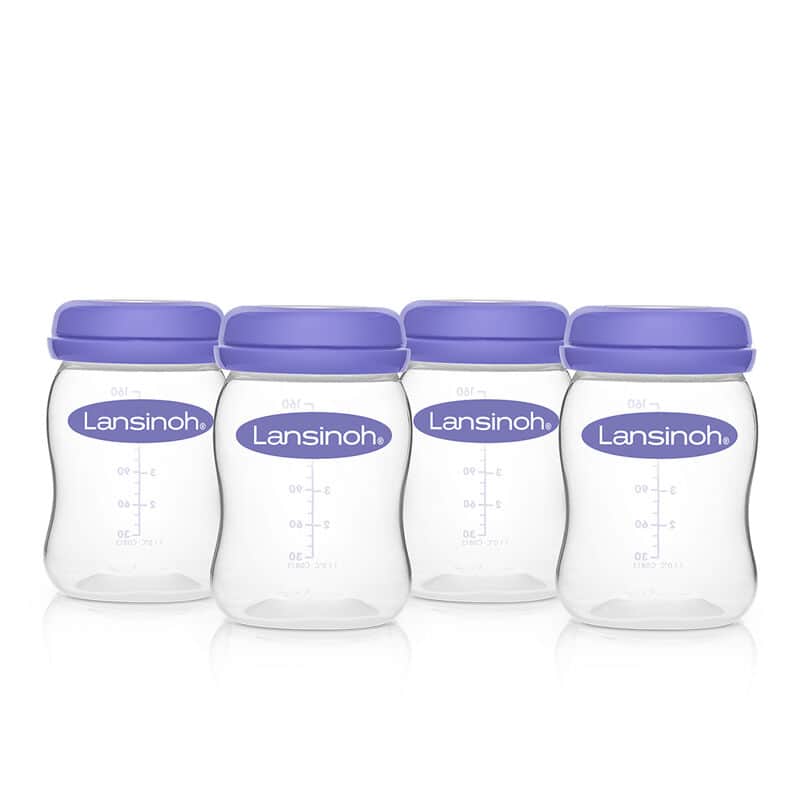 Lansinoh Breast Milk Storage Bottles 4 x 160 ml - 2