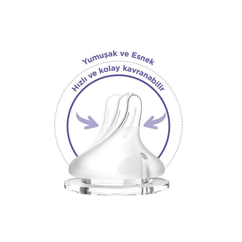 Lansinoh Feeding Bottle And Natural Wave Bottle Nipple 240 ml - 2