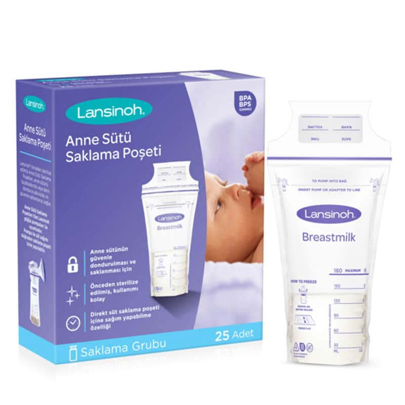 Lansinoh Sterile Breast Milk Storage Bag 25 pcs - 1