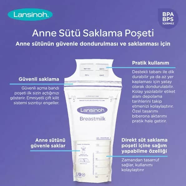 Lansinoh Sterile Breast Milk Storage Bag 25 pcs - 4