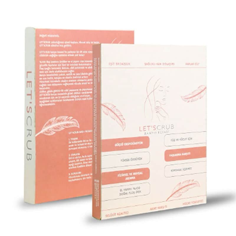 Letscrub 100% Flush Silk Bath Glove Ecru 15 x26 cm - 3
