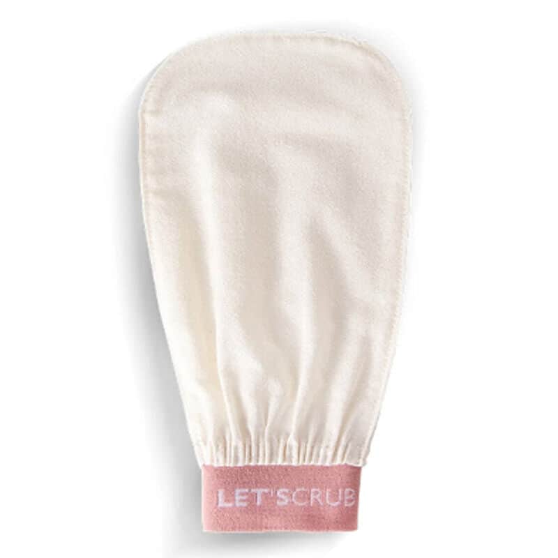 Letscrub 100% Flush Silk Bath Glove Ecru 15 x26 cm - 4