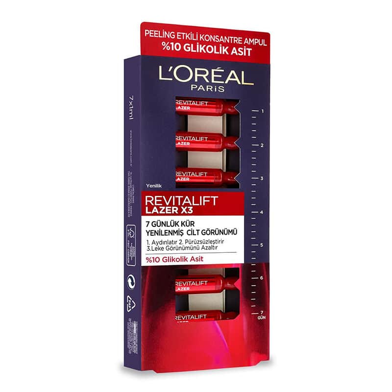 L'Oréal Paris Laser X3 peeling Effective Ampoule 7 pcs X 1 ml - 1