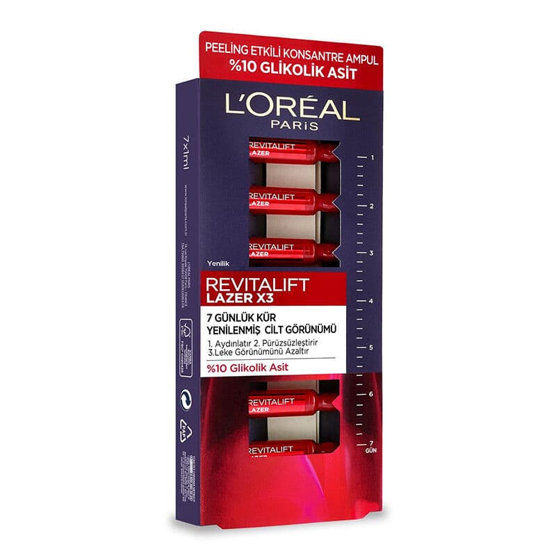 L'Oréal Paris Laser X3 peeling Effective Ampoule 7 pcs X 1 ml