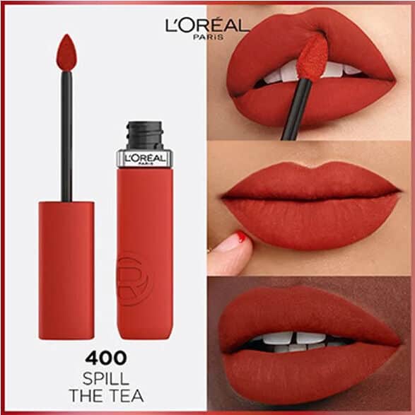 L'Oréal Paris Matte Resistance Liquid Lipstick 400 spill The Tea - 2