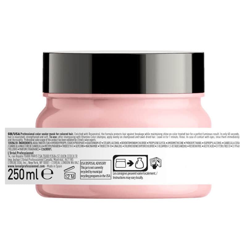 Loreal Professionnel Vitamino Color Color Protecting Mask For Dyed Hair 250 ml - 2
