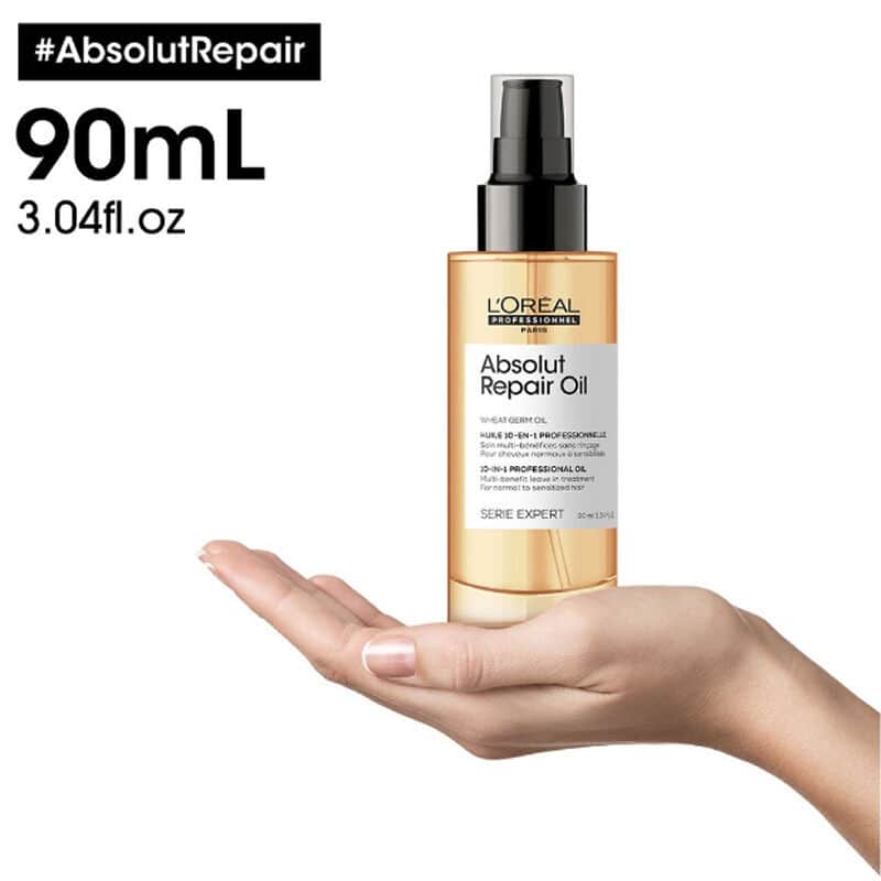 Loreal Professionnel 10 effective Miraculous Care Oil For Damaged Hair 90 ml - 3