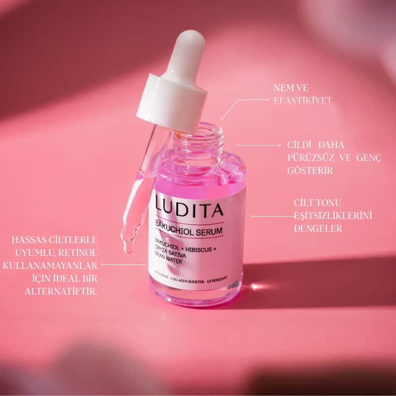 Ludita Anti-aging Bakuchiol + Hibiscus Serum 30 ml - 3