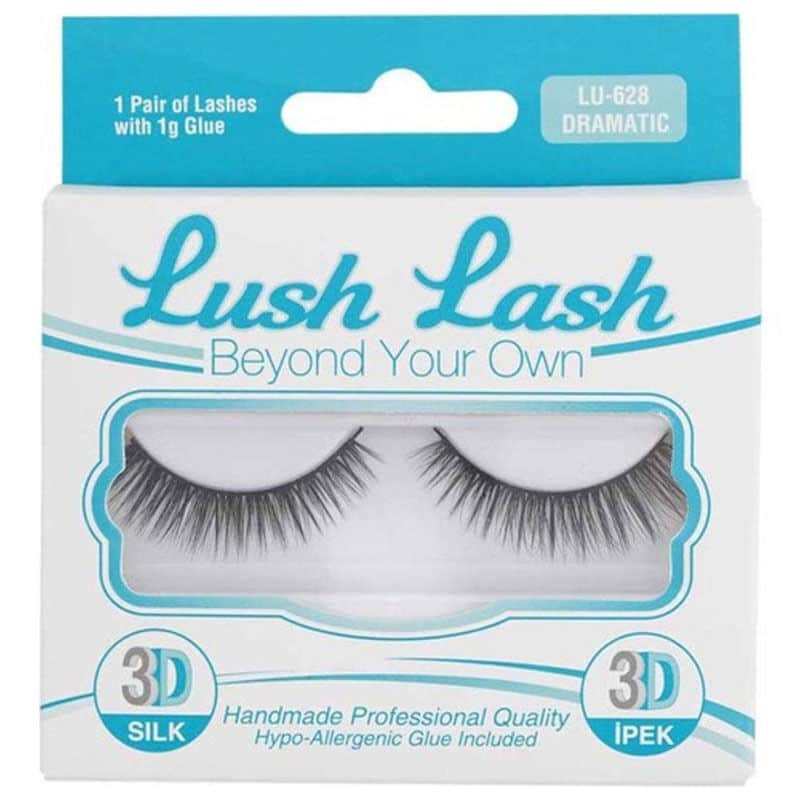 Lush Lash Silk Lash 3 D Dramatic Lu - 628 - 1