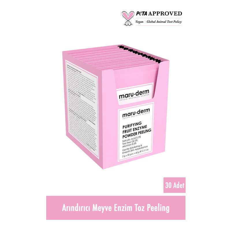 Maruderm Purifying Fruit Enzyme Powder Peeling 60 gr - 2