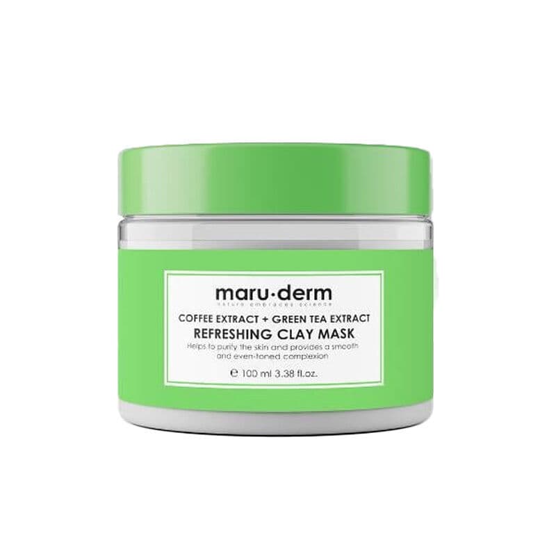 Maruderm Coffee And Green Tea Extract Refreshing Clay Mask 100 ml