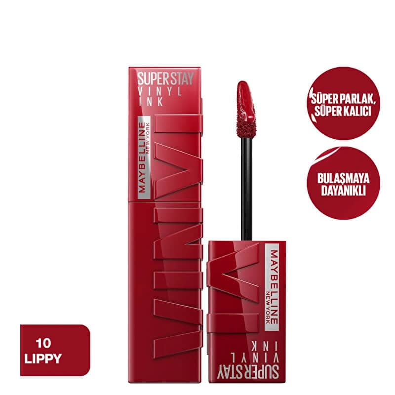 Maybelline New York Super Stay Vinyl Ink Long Lasting Liquid Glossy Lipstick 10 lippy - 2