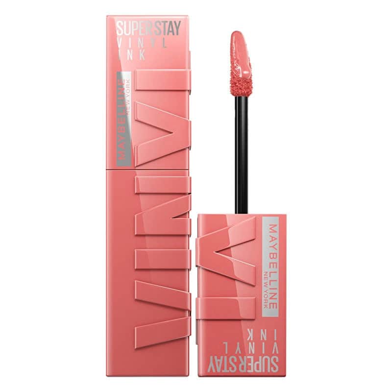 Maybelline New York Super Stay Vinyl Ink Liquid Shiny Lipstick - 100 charmed - 1