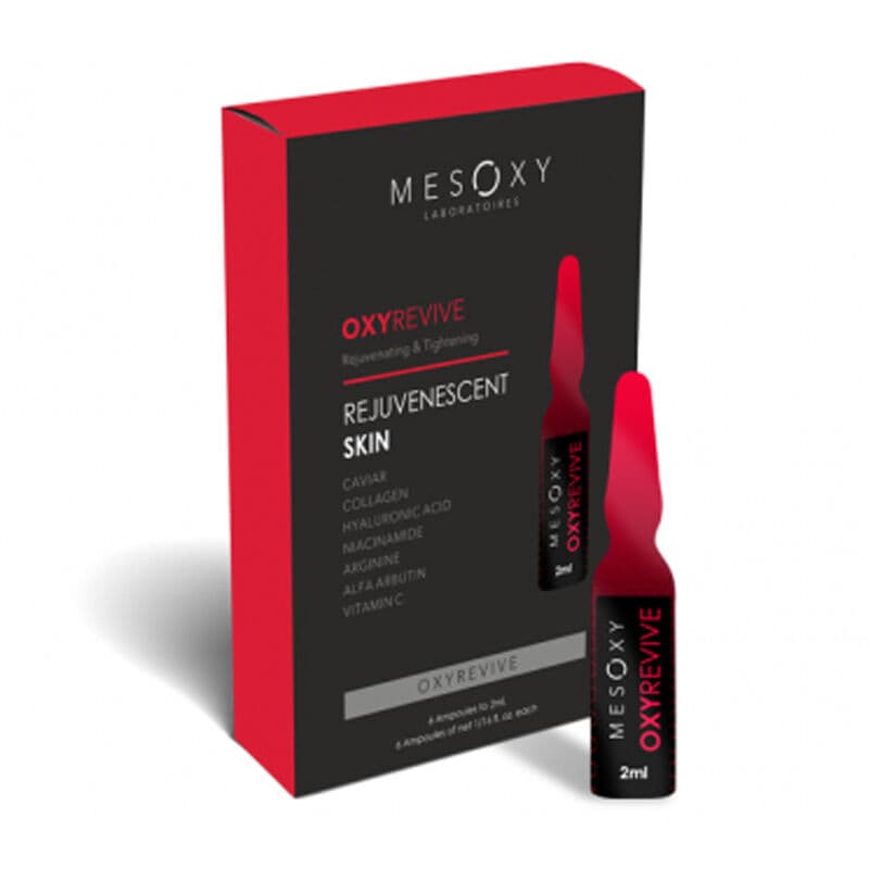Mesoxy Oxyrevive Hyaluronic Acid + Collagen Serum 6 x 2 ml