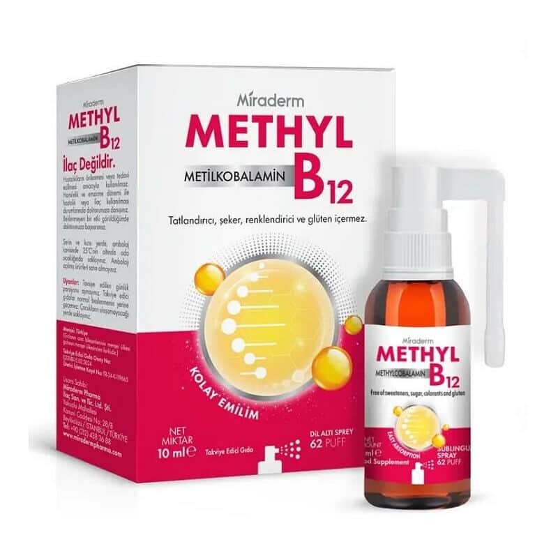 Miraderm Methylcobalamin B12 food Supplement 10 ml - 1