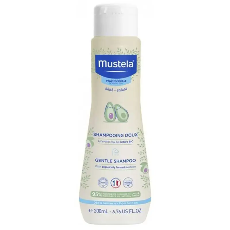 Mustela Gentle Shampoo With Organically Framed Avocado 200 ml - 1