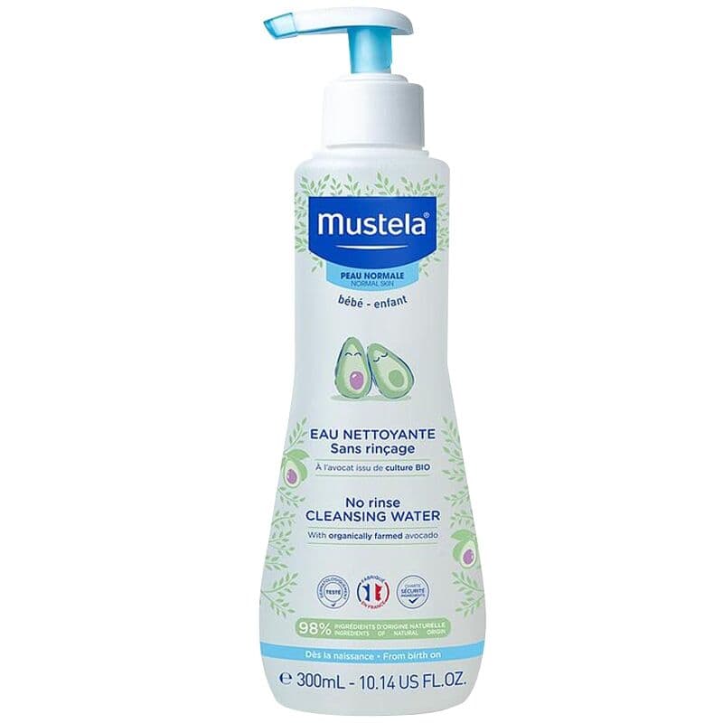 Mustela No Rinse Cleansing Water With Organically Formed Avocado 300 ml