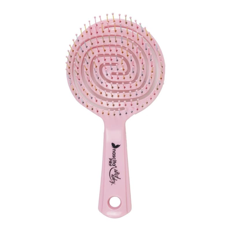 Nascita Pro 3 D Flexi Control Opening Comb Hair Brush Pink
