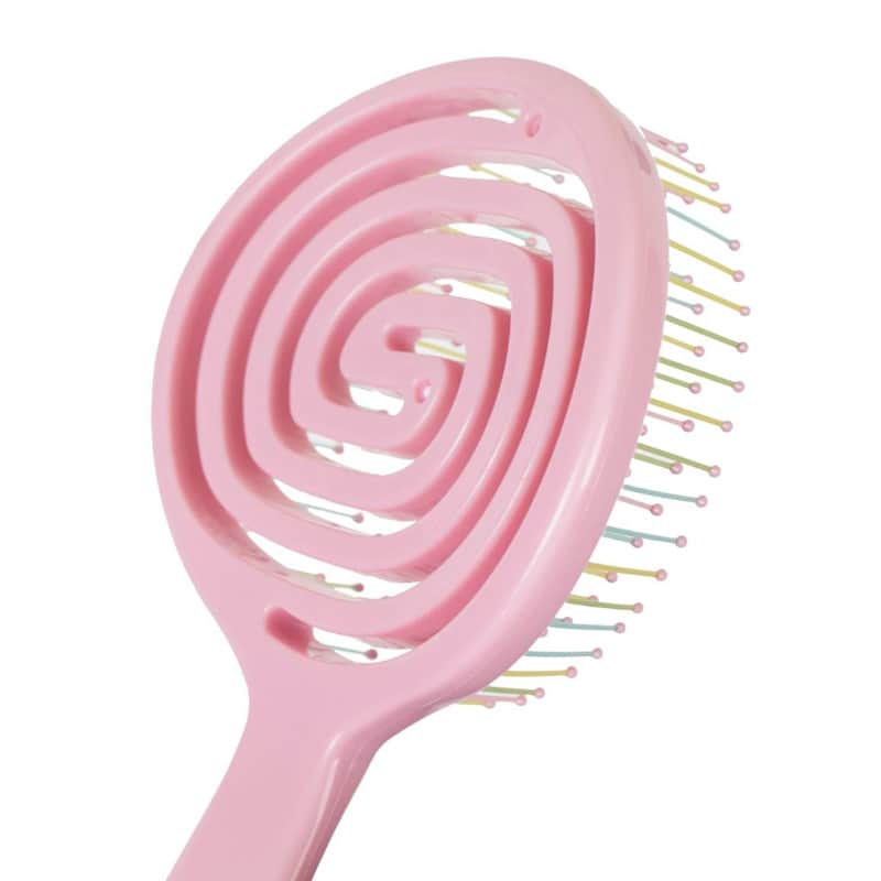 Nascita Pro 3 D Flexi Control Opening Comb Hair Brush Pink - 3