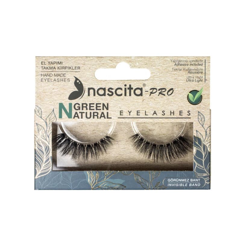 Nascita-pro Green Natural False Eyelashes - 110