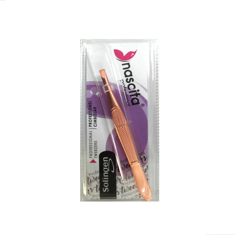 Nascita Solingen Bronze Wide Mouth Tweezers - 1