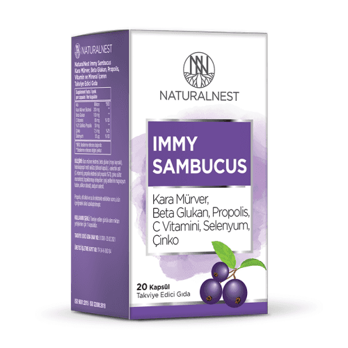 Naturalnest Immy Sambucus Food Supplement 20 capsules - 1