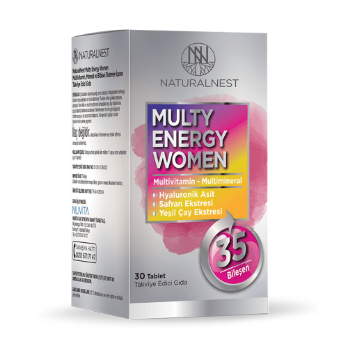 Naturalnest Multy Energy Women Supplementary Food 30 tablets - 1
