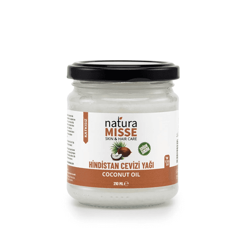 NaturaMisse Organic Coconut Oil 210ml - Pure Moisturizer - 1