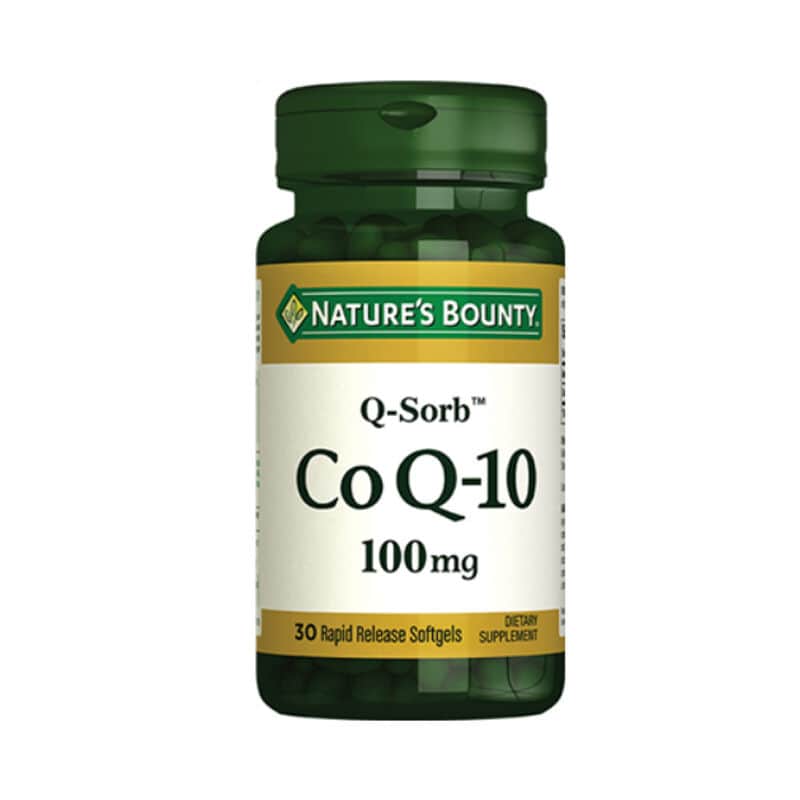 Natures Bounty Coenzyme Q-10 100 mg Food Supplement 60 gelatin Capsules - 1