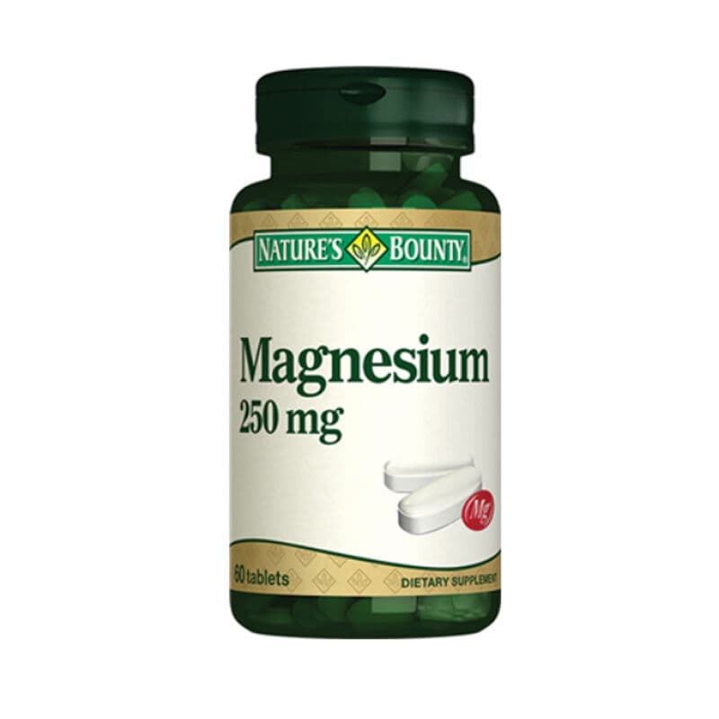 Nature's Bounty Magnesium 250 mg Food Supplement 60 tablets