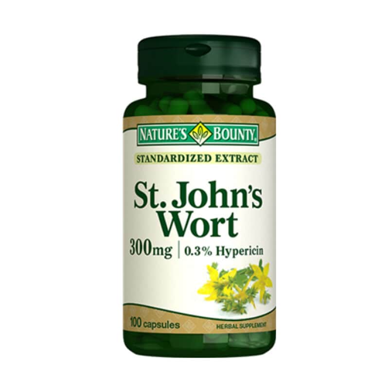 Natures Bounty St. Johns Wort 300 mg Food Supplement 100 capsules - 1