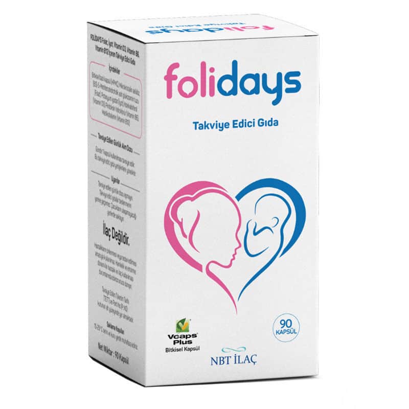 Nbt Folidays Food Supplement 90 capsules - 1
