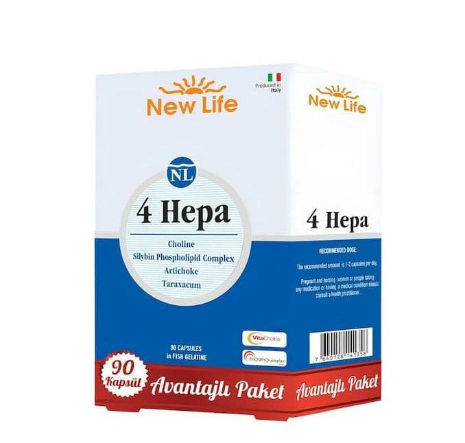 New Life 4 hepa Food Supplement 90 capsules