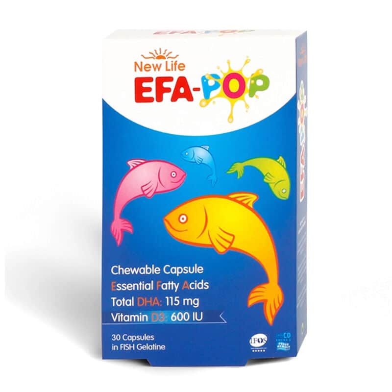 New Life Efa-pop Vitamin D3 600 iu 30 chewable Capsules - 1