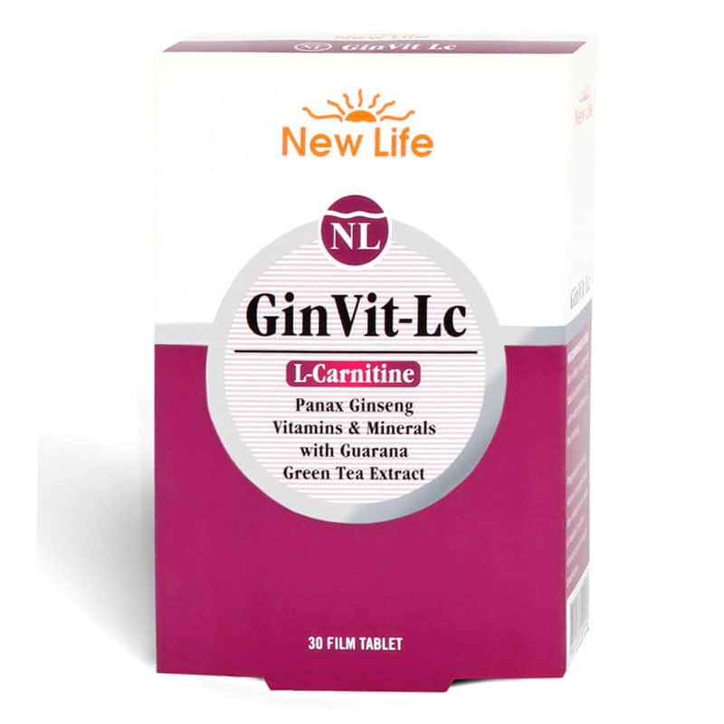 New Life Ginvit-lc l-carnitine 30 tablets - 1