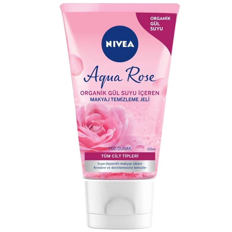 Nivea Aqua Rose Make-up Remover Gel 150 ml - 1