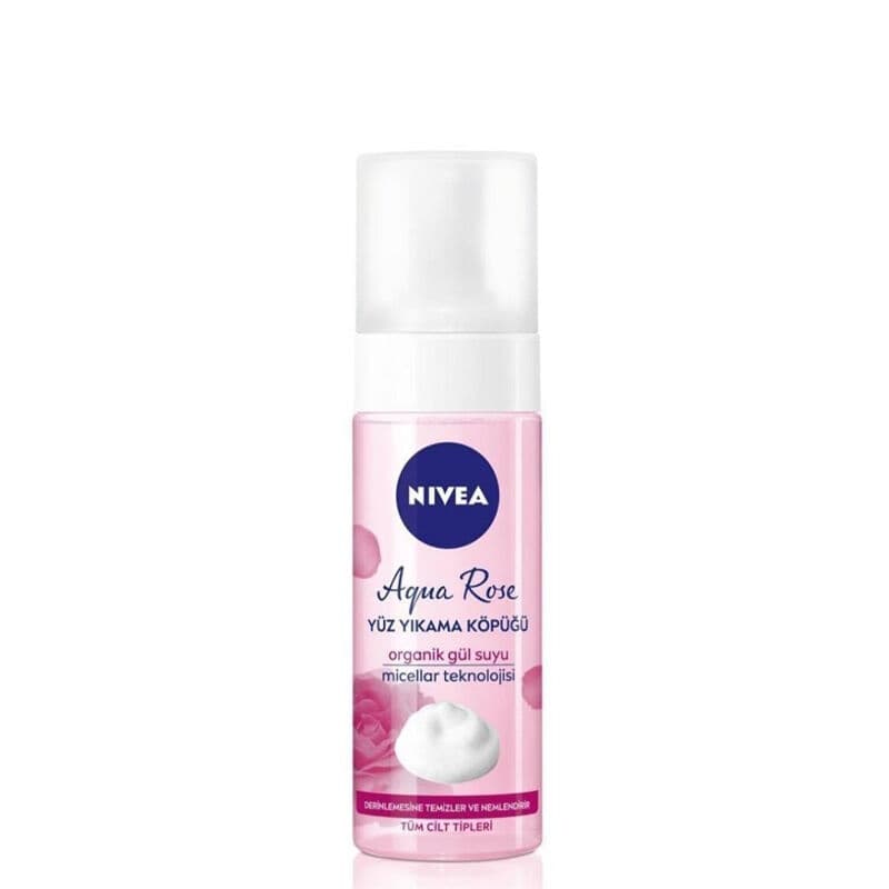 Nivea Aqua Rose Face Wash Foam 150 ml