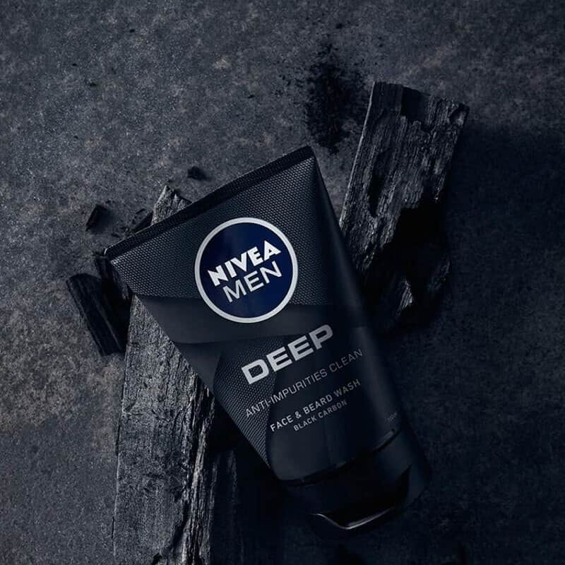 Nivea Deep Dimension Face And Beard Wash Gel 100 ml - 3